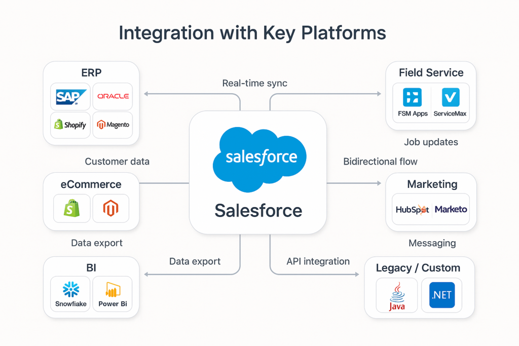 Integration with Key Platforms Salesforce Integration